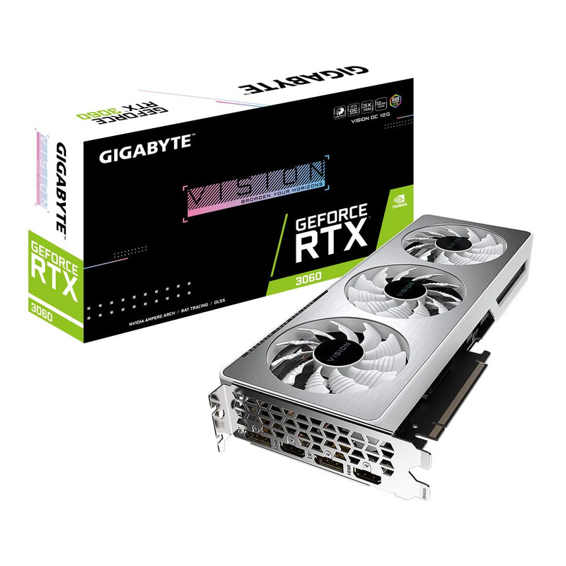 Gigabyte GeForce RTX 3060 Vision OC 12G Graphics Card - كرت الشاشة